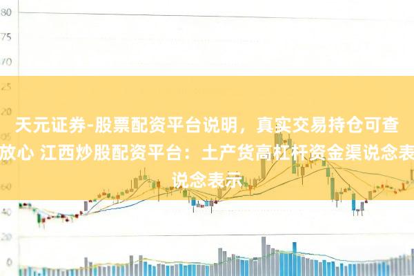 天元证券-股票配资平台说明，真实交易持仓可查更放心 江西炒股配资平台：土产货高杠杆资金渠说念表示